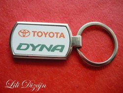 Toyota dyna metal keychain