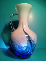 Just for that!!! Carlo moretti, Murano glass pouring amphora jug with sea blue