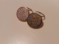 2-Piece Retro brooch badge / scarf clasp in one