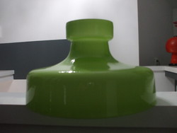 Szecessziós zöld lüszter petroleum  lámpa üveg bura ernyő