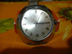retro régi felhúzós mechanikus óra karóra POLJOT 17 jewels USSR