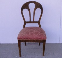 0C857 Antik támlás Biedermeier szék