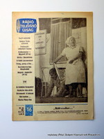 1967 április 17 - 23  /  RÁDIÓ és TELEVÍZIÓ ÚJSÁG  /  regiujsag Ssz.:  15084