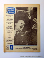 1967 február 20 - 26  /  RÁDIÓ és TELEVÍZIÓ ÚJSÁG  /  regiujsag Ssz.:  15077