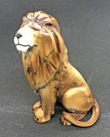 Zsolnay oroszlán figura - gyönyörű, hibátlan