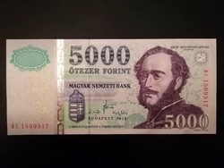 2010 5000 Forint. BC. UNC