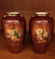Antik zsolnay kisméretű vázák (csak párban) keresik új tulajdonosukat!