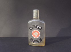 Ritka régi retro flaska formájú Unicum üveg Budapesti Likőripari Vállalat