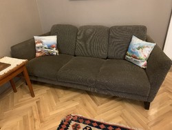 Retro kanapé, elől hátul kárpitozva. ( IKEA)