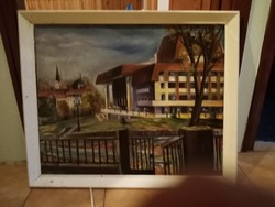 SOLTÉSZ PÉTER: UNGVÁRI ÚJ SZÍNHÁZ  mérete:65*80cm