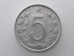 Csehszlovák 5 Heller 1970 érme - Csehszlovákia 5 Hellers (haler) külföldi pénzérme