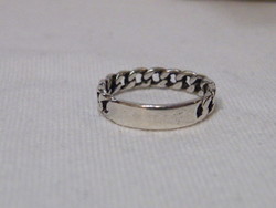 KK891 Érdekes karlánc mintájú ezüst gyűrű 925