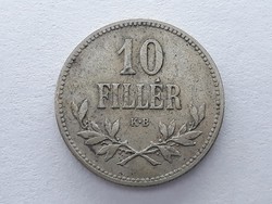 Magyar 10 Fillér érme - Magyarország tíz filléres 1915 pénzérme