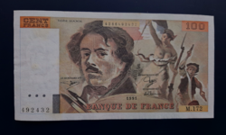 Franciaország 100 Frank 1991