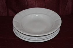 3 db Zsolnay paraszt lapos tányér és 1 db mély tányér  ( DBZ 00113 )