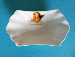 Raffaello angyalkás porcelán édességkínáló
