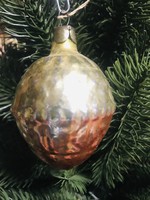 Régi retro szovjet üveg karácsonyfadísz
