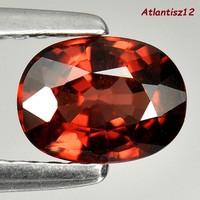 Genuine 100% natural sparkling purplish red rhodolite garnet gemstone 0.94ct (vsi)! N: 32,900 HUF
