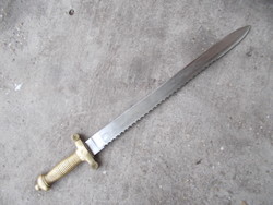 Fűrészes svájci tüzér/utász kard 