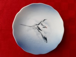 Keleti, Japán, madaras, Shoten porcelán tányér (3 darab)