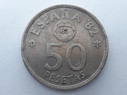 Spanyol 50 Pezeta 1980 érme (82 a csillagban) - Spanyolország 50 Pesetas külföldi pénzérme