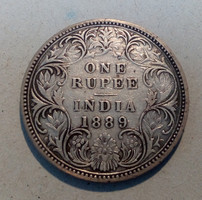 1 rúpia 1889 (India)
