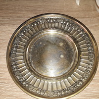 Fém tányér (régi,ritka ezüst ?)