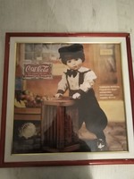 Art déco keretezett Coca Cola reklám plakát.