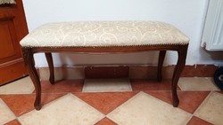 Barokk kárpitos pad szófa kanapé ülőke ágyvég, vagy cipőhúzó