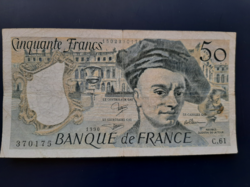 Franciaország 50 Frank 1990
