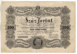 100 Száz forint 1848 Kossuth bankó 3.