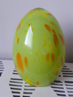 Zöld üveg tojás - húsvéti dekoráció