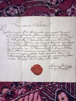 Kőnig Ágnes keresztlevele!Felvidék /1823//Kékellő/Blaufusz/jelen pillanatban Szlovákia!!szül;1794!! 
