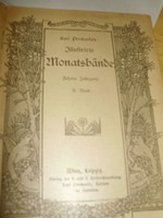 Karl Prochaska's illustrierte Monatsbände,  5 kötete, szecessziós, gót betűs