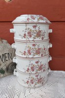 Beautiful rare antique floral larger barrel, foody collectible piece of nostalgia antique