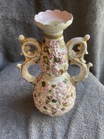 Antik zsolnay családi pecsétes váza