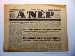 1923 szeptember 13  /  A NÉP  /  Régi ÚJSÁGOK KÉPREGÉNYEK MAGAZINOK Ssz.:  15907