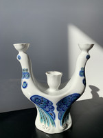 Retro porcelain candle holder