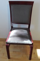 4 felújított, elegáns, eredeti art deco szék