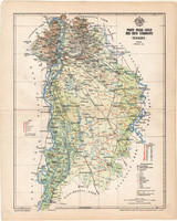 Pest - Pilis - Solt - Kis-Kun vármegye térkép 1896 (12), lexikon melléklet, Gönczy Pál, megye