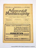 1937 június 20  /  NIMRÓD VADÁSZUJSÁG  /  E R E D E T I, R É G I Újságok Ssz.:  12575