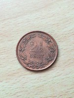 Hollandia 2 1/2 Cent 1877
