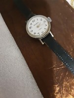 Original Chaika, 17 stone, mechanical women's watch with leather strap