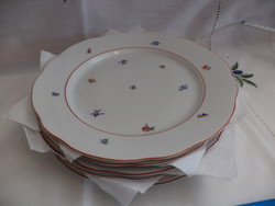 Zsolnay apróvirágos lapos tányér 6