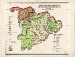 Abaúj - Torna, Hajdú, Szabolcs, Ung, Szatmár, Ugocsa, Bereg, Zemplén vármegye térkép 1935 (1), megye