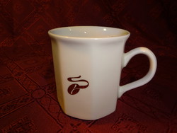 Német porcelán bögre, tchibo kávé, magassága 8,5 cm.