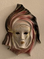 4 darab szépen festett karneváli maszk 