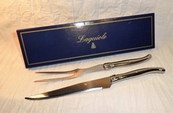 Laguiole húsvilla és kés