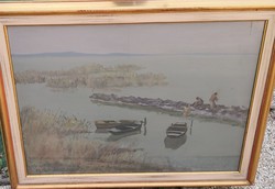 Csáki-Maronyák József – Csendes Balaton című festménye – 67.
