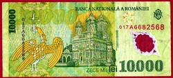 Külföldi pénzek:  Románia - 2000  10 000 Lei